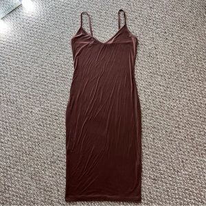Brown Midi Dress